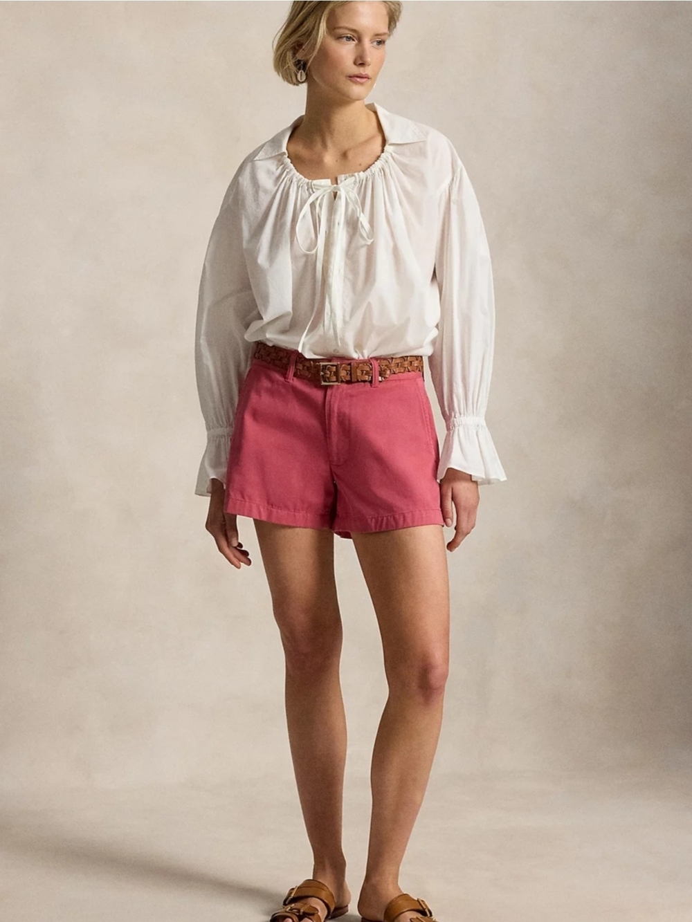 Polo Ralph Lauren Women's Cotton Chino Shorts New Red 4" Inseam